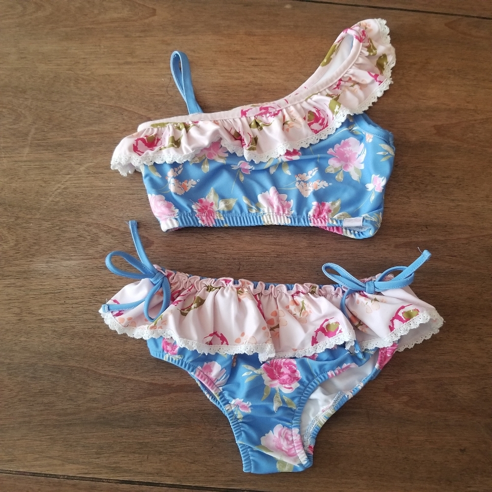 Sweet Honey girls ruffle bikini